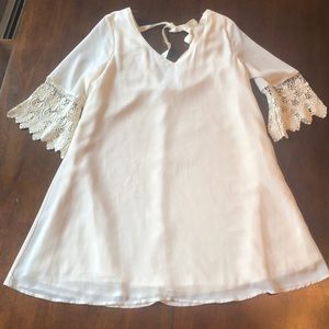 Women’s cream colored dress